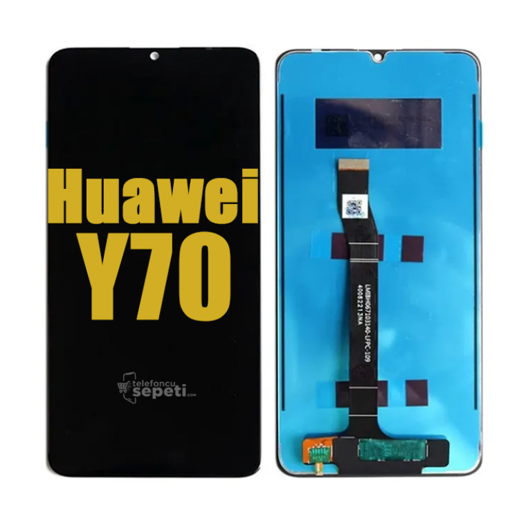 Huawei Nova Y70 Ekran Dokunmatik Siyah Çıtasız A Plus Kalite