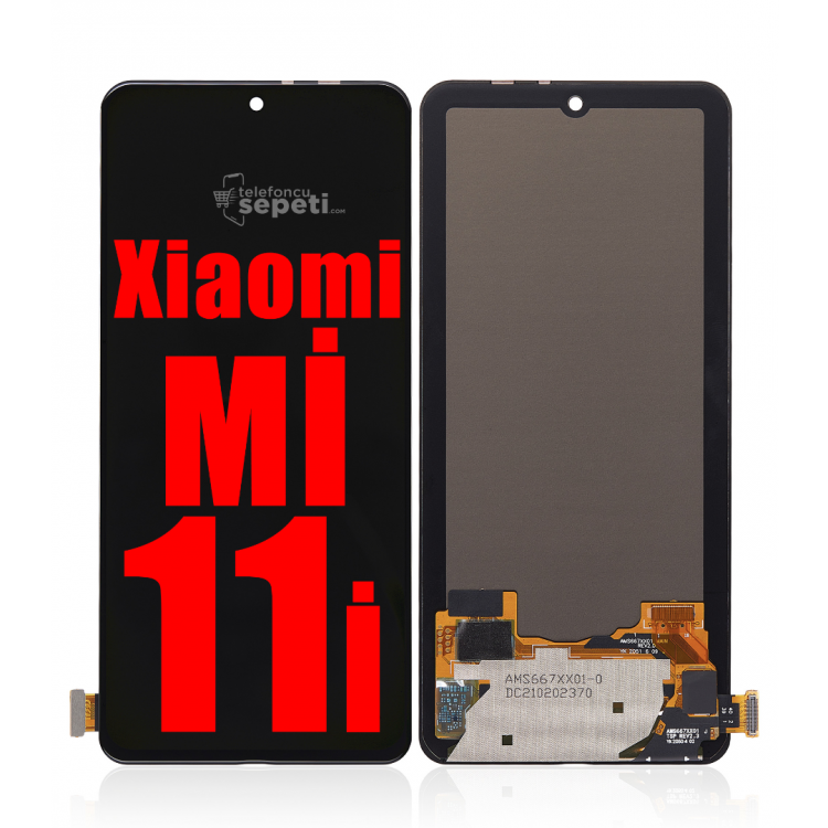 Xiaomi Mi 11i Ekran Dokunmatik Siyah Çıtasız Orijinal