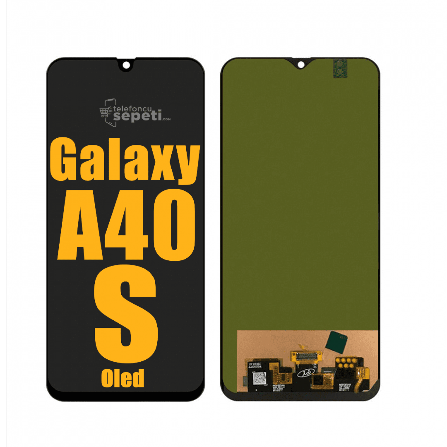 Samsung Galaxy A40s A407 Ekran Dokunmatik Siyah Revize Oled