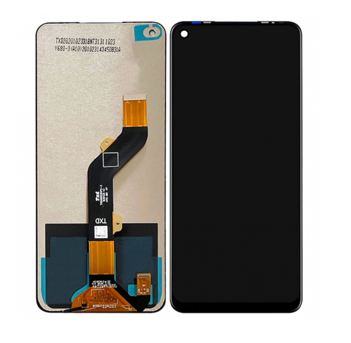 Tecno Camon 16 Ekran Dokunmatik Siyah Çıtasız A Plus Kalite