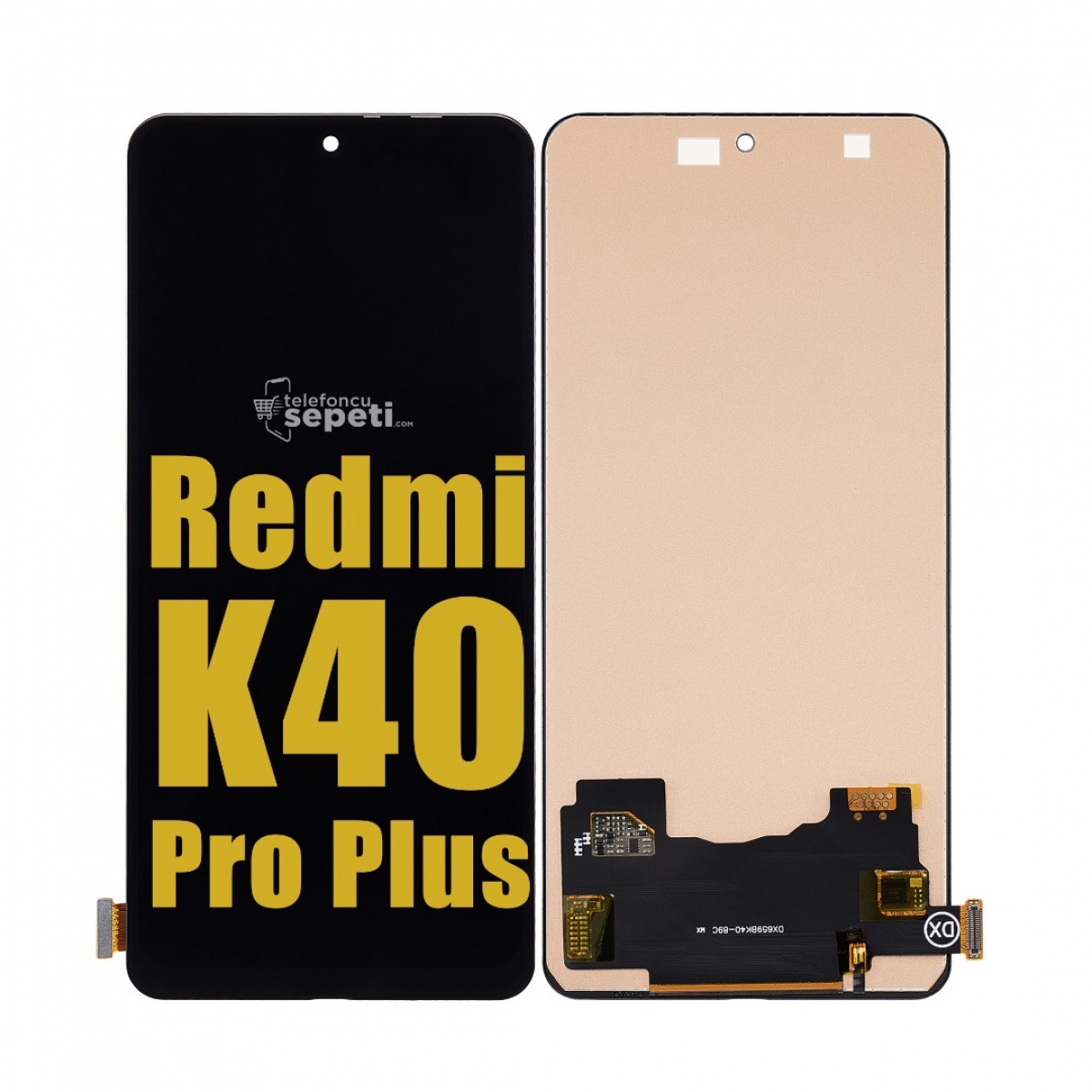 Xiaomi Redmi K40 Pro Plus Ekran Dokunmatik Siyah Çıtasız A Plus Kalite