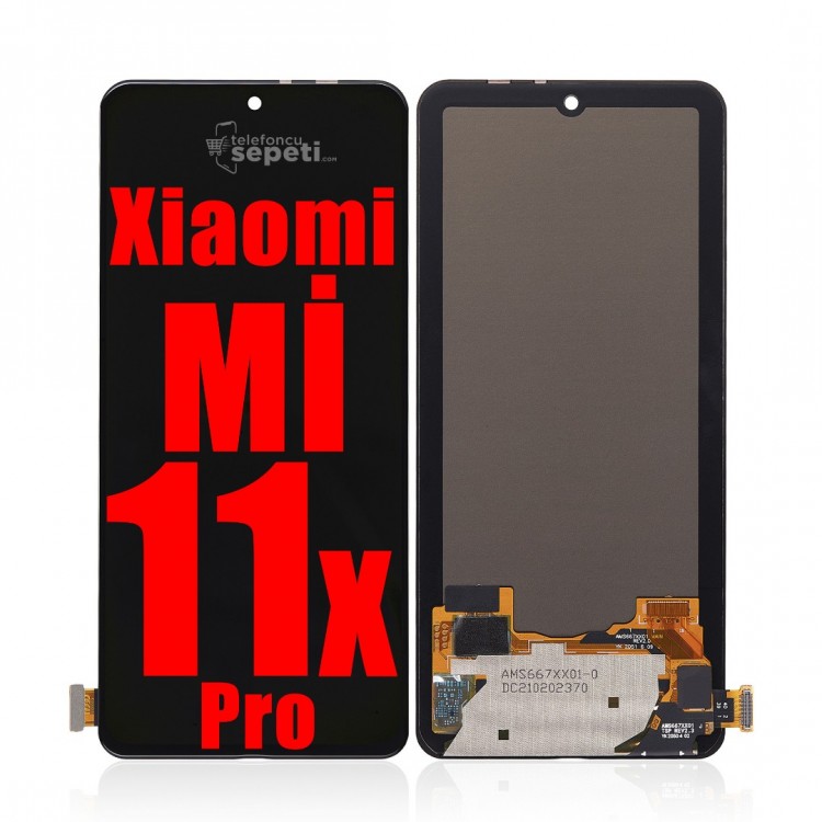 Xiaomi Mi 11X Pro Ekran Dokunmatik Siyah Çıtasız Orijinal