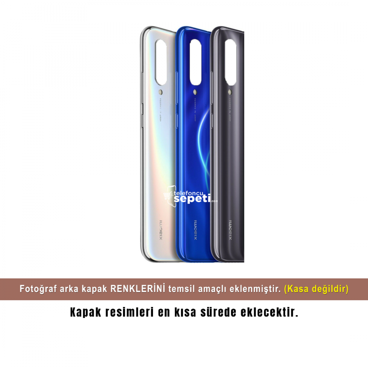 Xiaomi Mİ A3 Arka Kapak %100 Orijinal Tüm Renkler Xiaomi Mİ A3 Arka Kapak %100 Orijinal Tüm Renkler