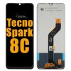 Tecno Spark 8c Ekran Dokunmatik Siyah Çıtasız A Plus Kalite