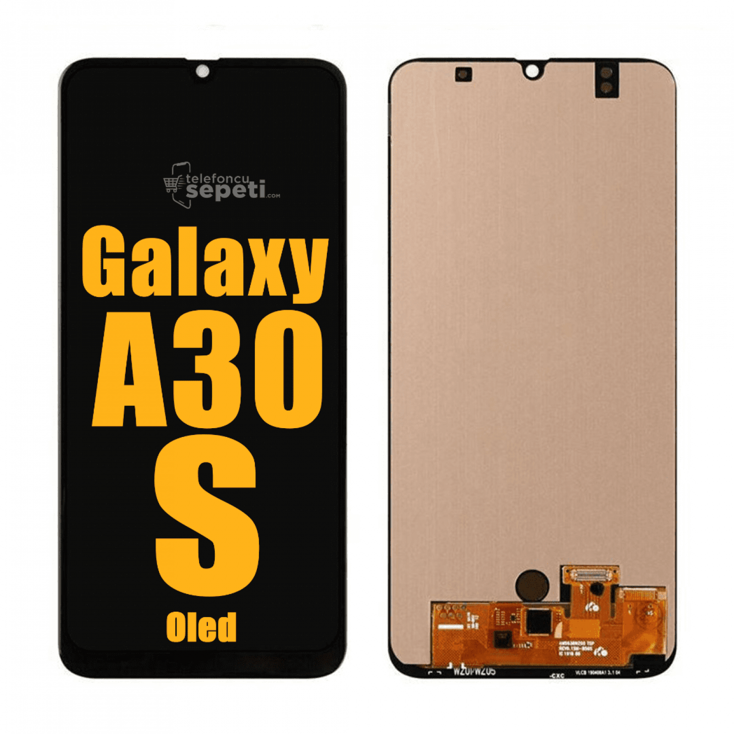 Samsung Galaxy A30s A307 Ekran Dokunmatik Siyah Çıtasız %100 Oled Samsung Galaxy A30s A307 Ekran Dokunmatik Siyah Çıtasız %100 Oled