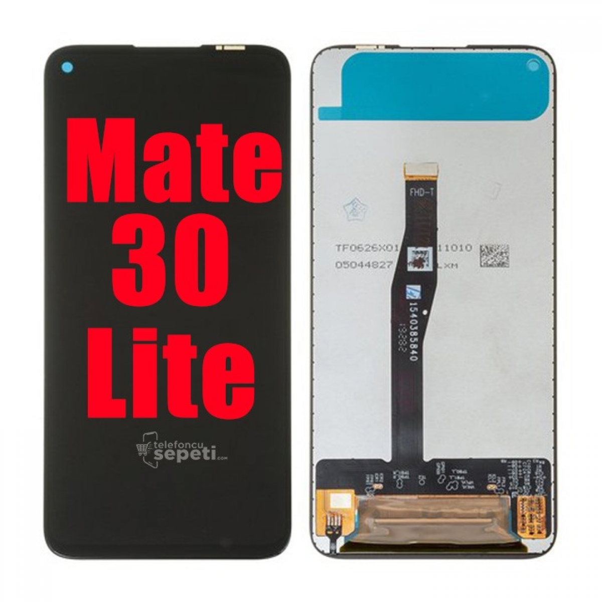 Huawei Mate 30 Lite Ekran Dokunmatik Siyah %100 Orijinal