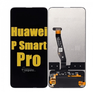 Huawei P Smart Pro Ekran Dokunmatik Siyah Çıtasız A Plus Kalite