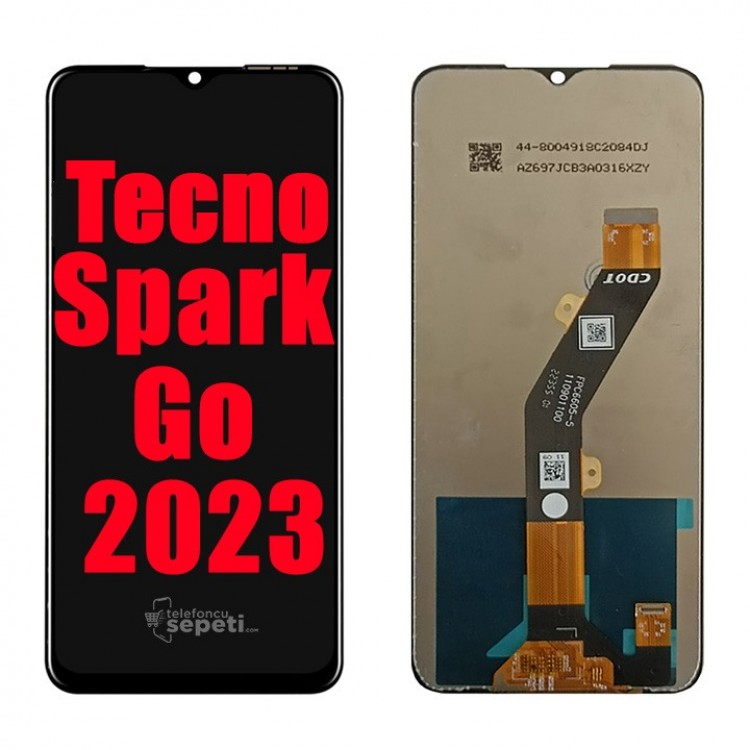 Tecno Spark Go 2023 Ekran Dokunmatik Siyah Çıtasız Orijinal