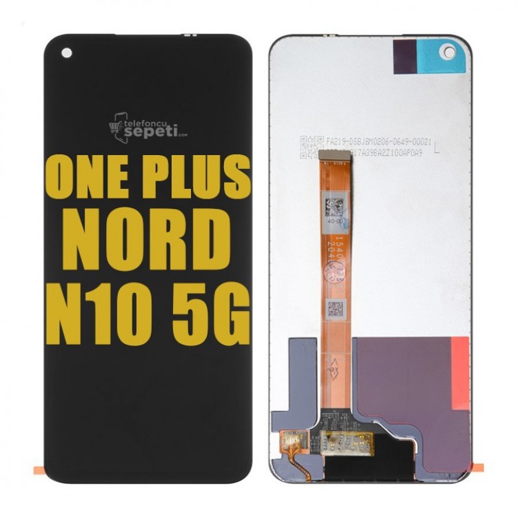 OnePlus Nord N10 5g Ekran Dokunmatik Siyah Çıtasız A Plus Kalite
