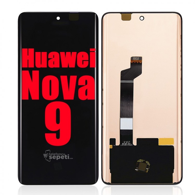 Huawei Nova 9 Ekran Dokunmatik Siyah Çıtasız Orijinal