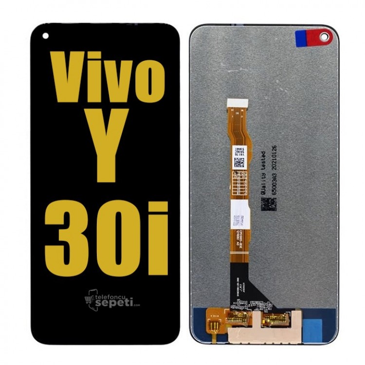 Vivo Y30i Ekran Dokunmatik Siyah Çıtasız A Plus Kalite