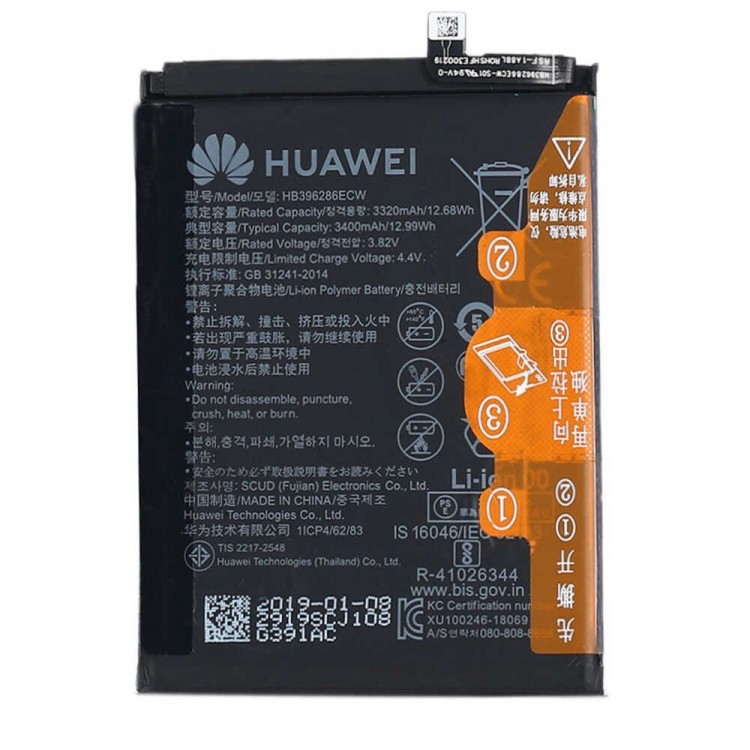 Huawei P10 Plus Batarya Pil Orjinal HB386589ECW