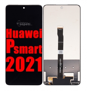 Huawei P Smart 2021 Ekran Dokunmatik Siyah Çıtasız A Plus Kalite