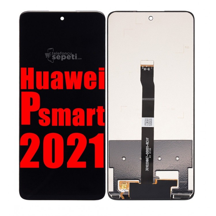 Huawei P Smart 2021 Ekran Dokunmatik Siyah Çıtasız A Plus Kalite