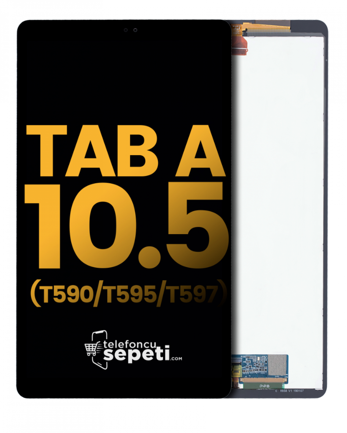 Samsung Galaxy Tab A SM-T590 T595 T597 Ekran Dokunmatik Siyah %100 Orijinal