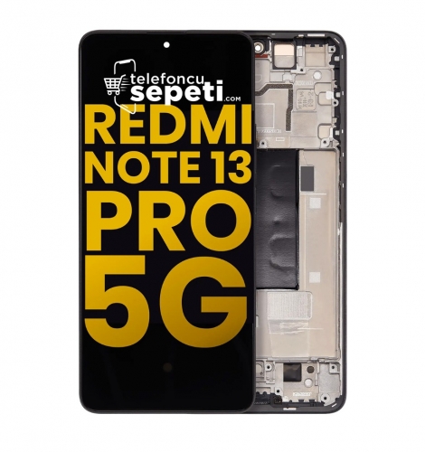 Xiaomi Redmi Note 13 Pro 5G Ekran Dokunmatik Siyah Çıtalı %100 Orijinal