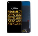 Oppo A53s Ekran Dokunmatik Siyah Çıtasız A Plus Kalite