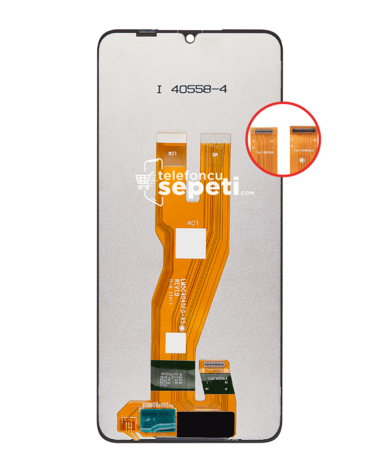 Samsung Galaxy A05 A055 Ekran Dokunmatik Siyah Çıtasız %100 Orijinal