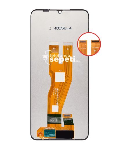 Samsung Galaxy A05 A055 Ekran Dokunmatik Siyah Çıtasız %100 Orijinal 