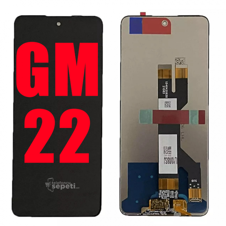 General Mobile Gm22 Ekran Dokunmatik Siyah Çıtasız Orijinal