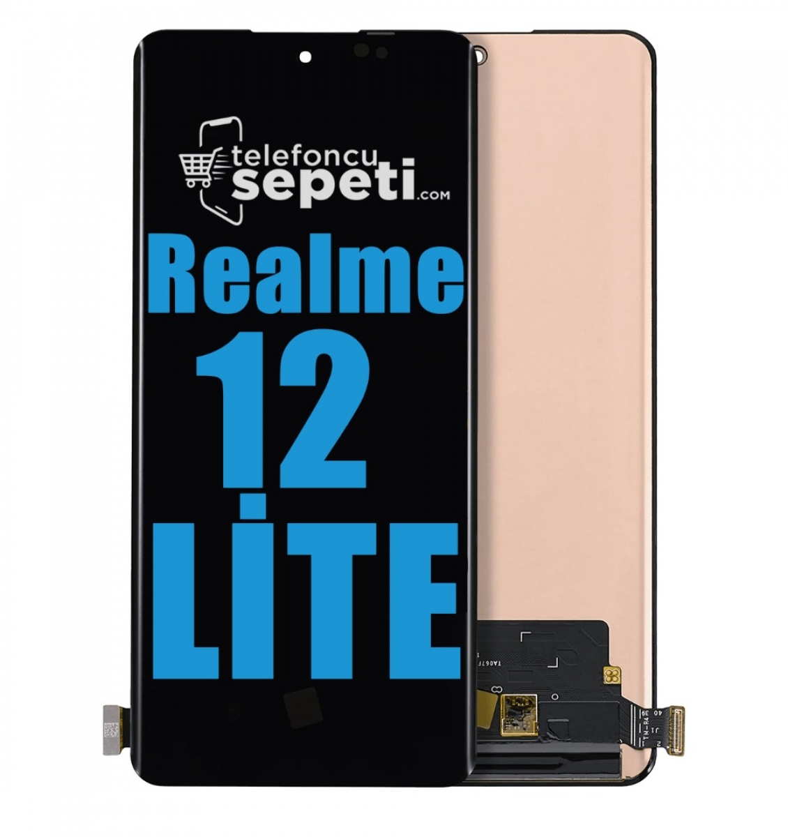 Realme 12 Lite Ekran Dokunmatik Siyah %100 Orijinal