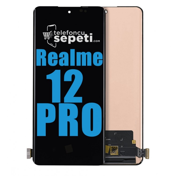 Realme 12 Pro Ekran Dokunmatik Siyah %100 Orijinal