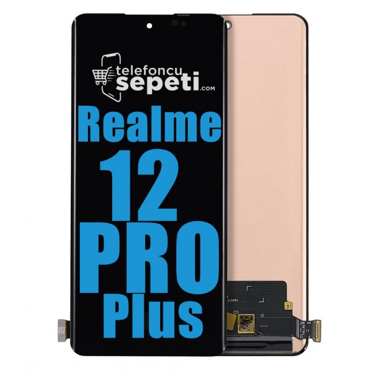 Realme 12 Pro Plus Ekran Dokunmatik Siyah %100 Orijinal