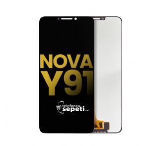 Huawei Nova Y91 Ekran Dokunmatik Siyah Çıtasız %100 Orijinal