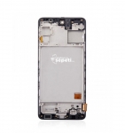 Samsung Galaxy M31s M317 Ekran Dokunmatik Siyah Çıtalı Oled