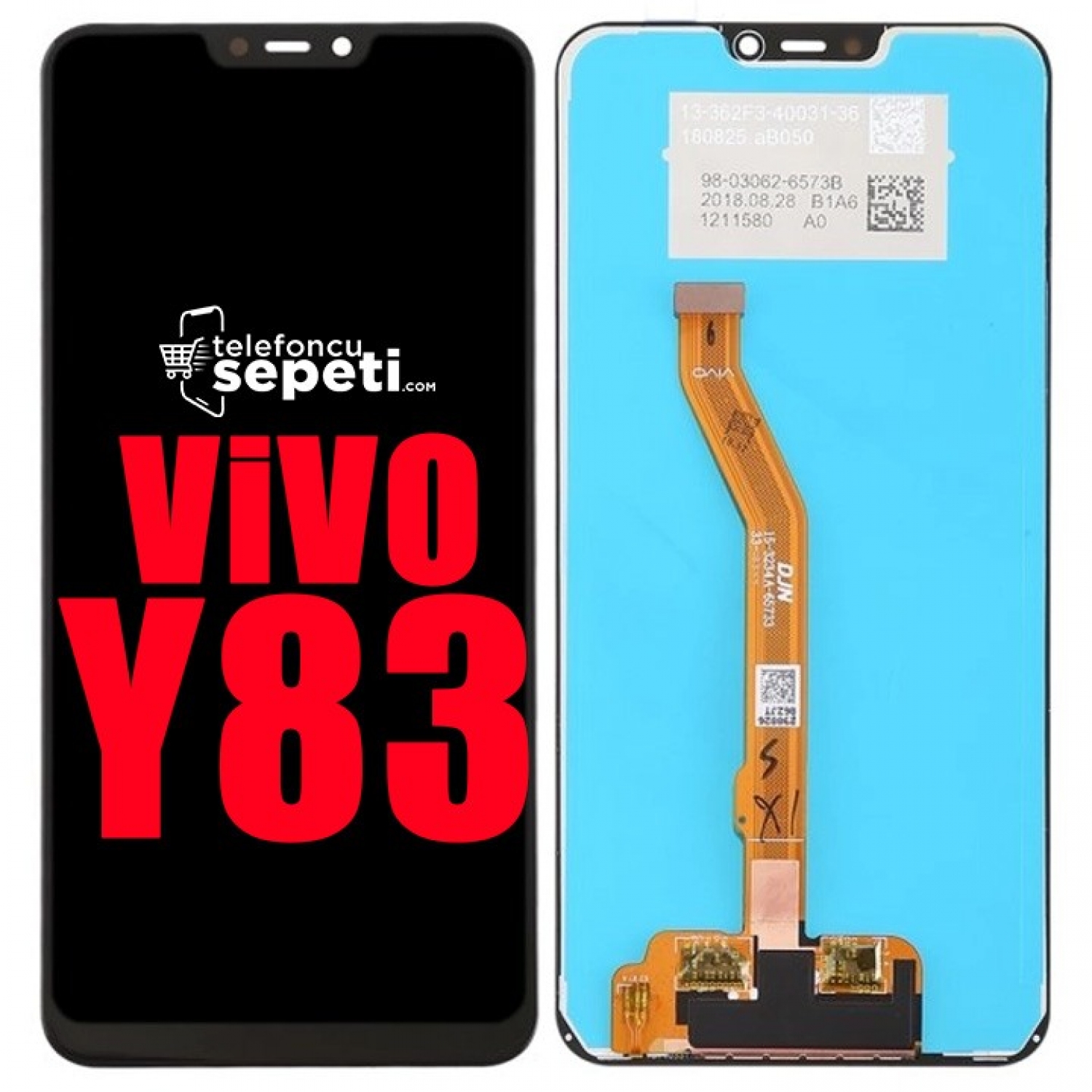 Vivo Y83 Ekran Dokunmatik Siyah Çıtasız %100 Orijinal Vivo Y83 Ekran Dokunmatik Siyah Çıtasız %100 Orijinal