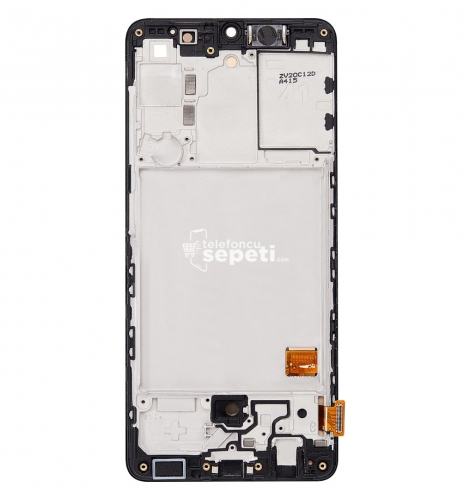 Samsung Galaxy A41 A415 Ekran Dokunmatik Siyah Çıtalı %100 Oled