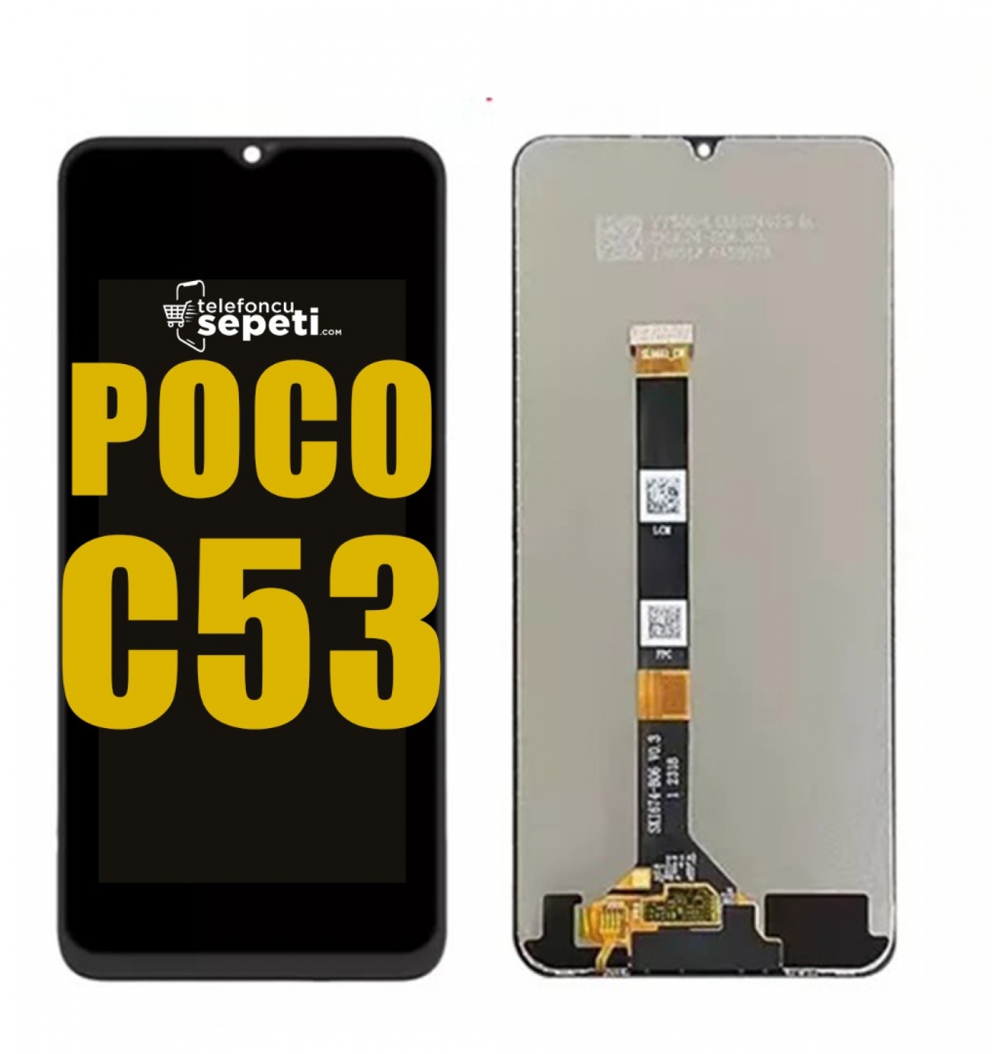 Realme C53 Ekran Dokunmatik Siyah Çıtasız %100 Birebir Ürün