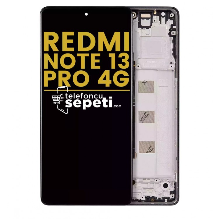 Xiaomi Redmi Note 13 Pro 4G Ekran Dokunmatik Siyah Çıtalı %100 Orijinal