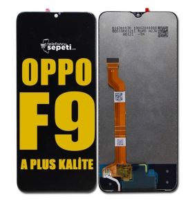 Oppo F9 Ekran Dokunmatik Siyah Çıtasız A Plus Kalite