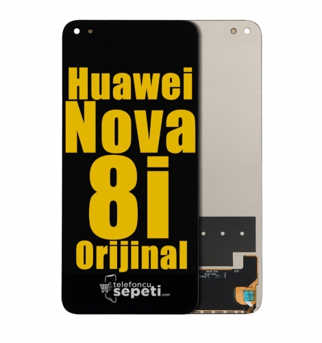 Huawei Nova 8i Ekran Dokunmatik Siyah Çıtasız %100 Orijinal