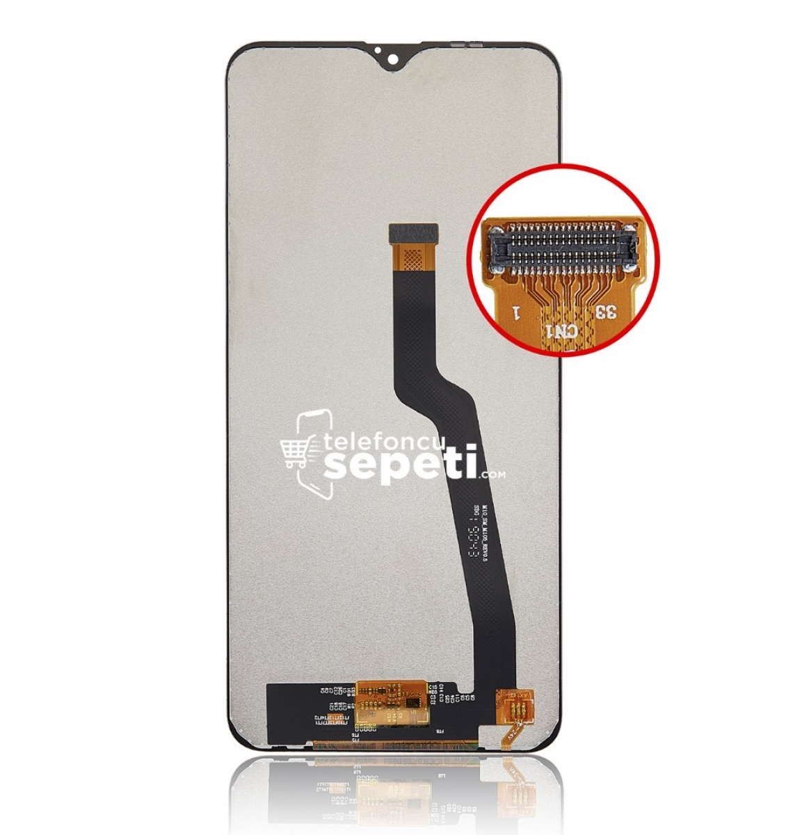 Samsung Galaxy A10 A105 Ekran Dokunmatik Siyah Çıtasız A Plus Kalite