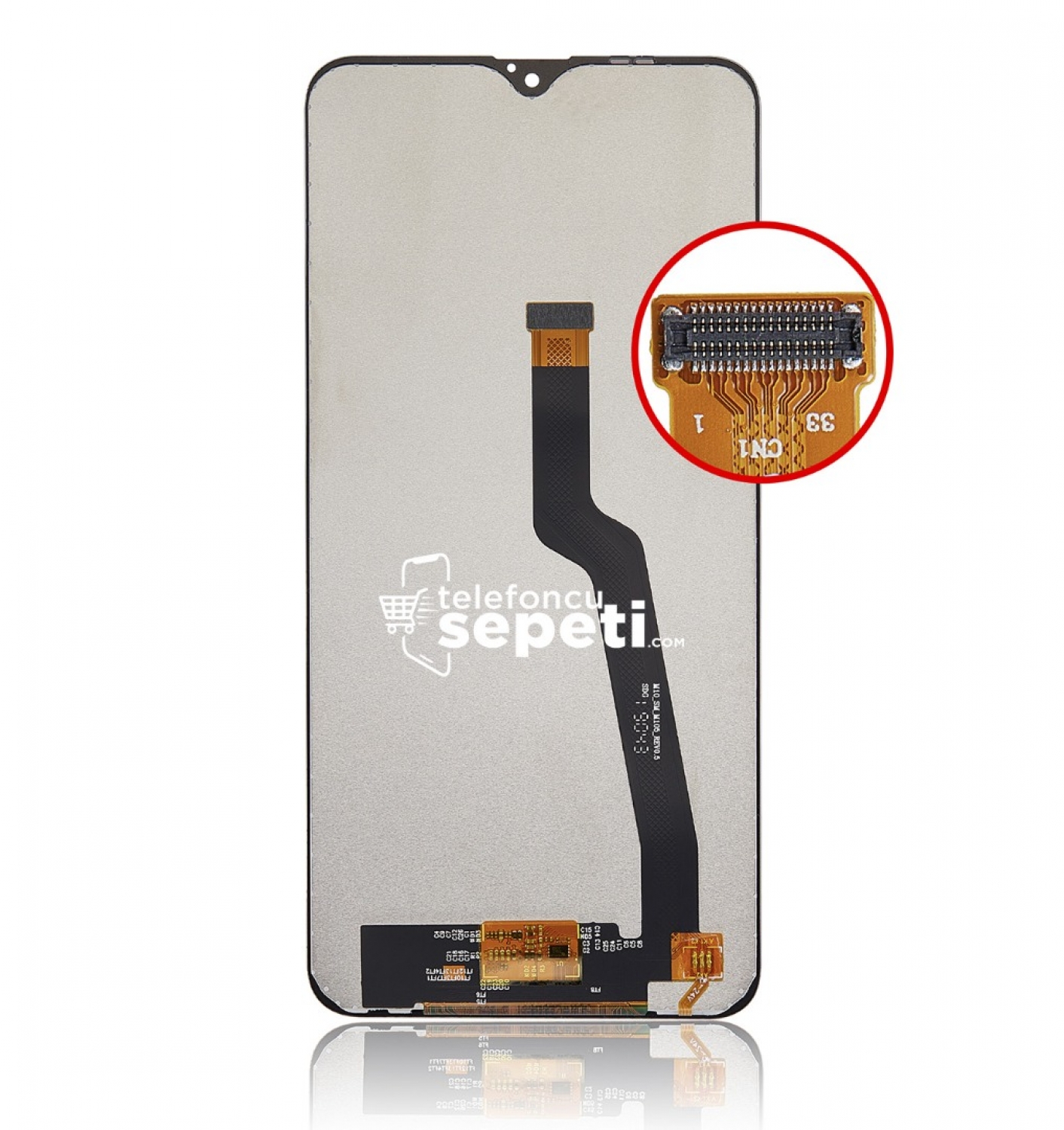 Samsung Galaxy A10 A105 Ekran Dokunmatik Siyah Çıtasız A Plus Kalite