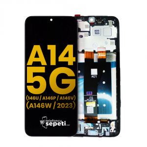 Samsung Galaxy A14 5g A146 Ekran Dokunmatik Siyah Çıtalı %100 Orijinal