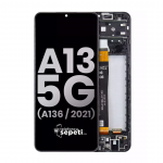 Samsung Galaxy A13 5g a136 Ekran Dokunmatik Siyah Çıtalı %100 Orijinal