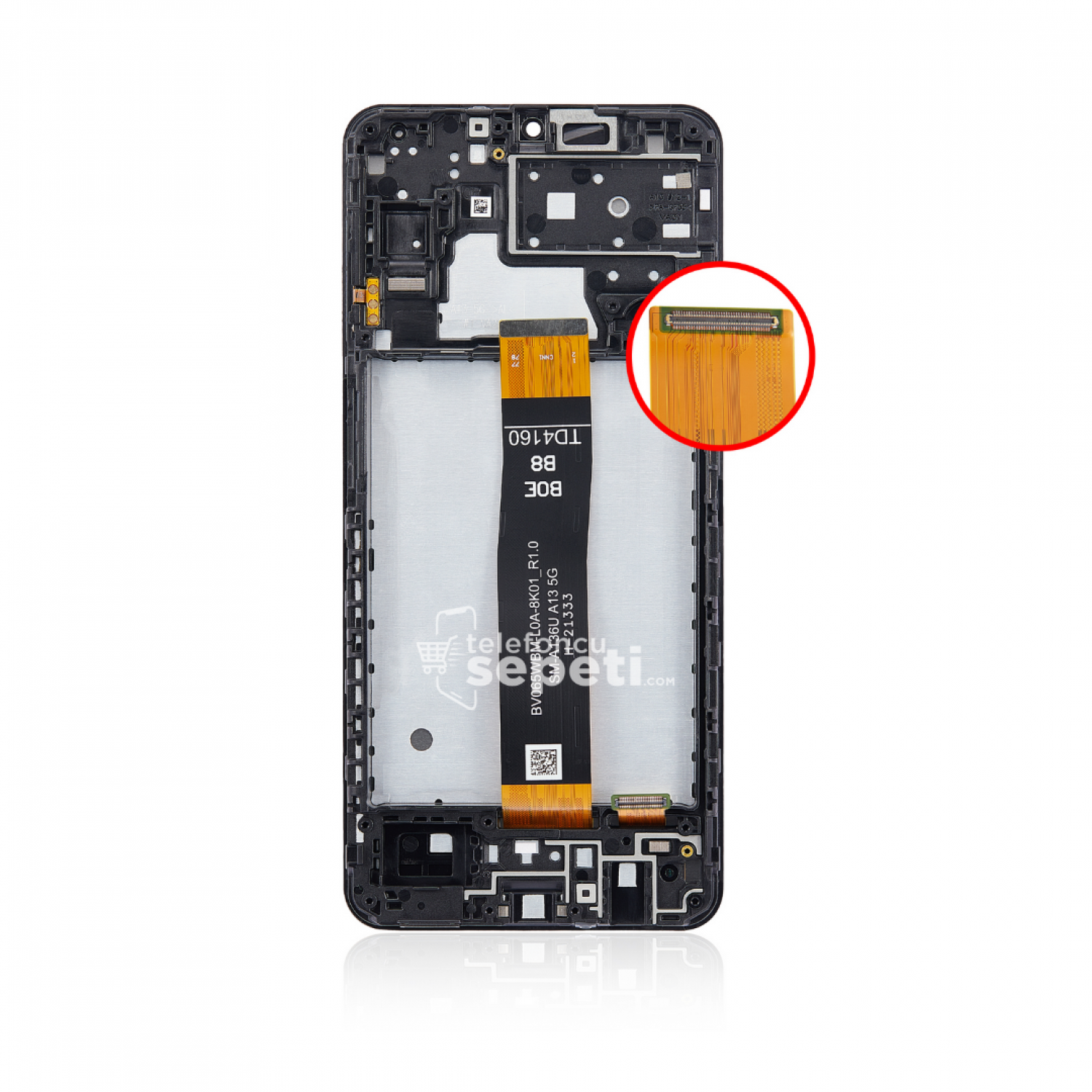 Samsung Galaxy A13 5g a136 Ekran Dokunmatik Siyah Çıtalı %100 Orijinal