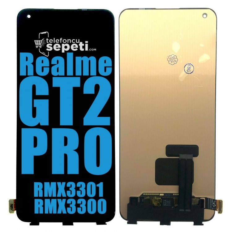 Realme Gt2 Pro Ekran Dokunmatik Siyah Çıtasız %100 Orijinal