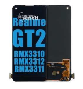 Realme Gt2 Ekran Dokunmatik Siyah Çıtasız %100 Orijinal