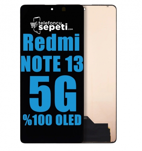 Xiaomi Redmi Note 13 5G Ekran Dokunmatik Siyah Çıtasız A Plus Kalite