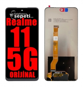 Oppo Realme 11 5G Ekran Dokunmatik Siyah Çıtasız %100 Orijinal