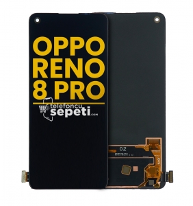 Reno 8 Pro Ekran Dokunmatik Siyah Çıtasız %100 Orijinal