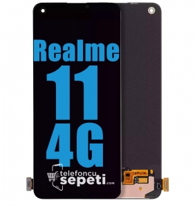 Oppo Realme 11 4G Ekran Dokunmatik Siyah Çıtasız %100 Orijinal