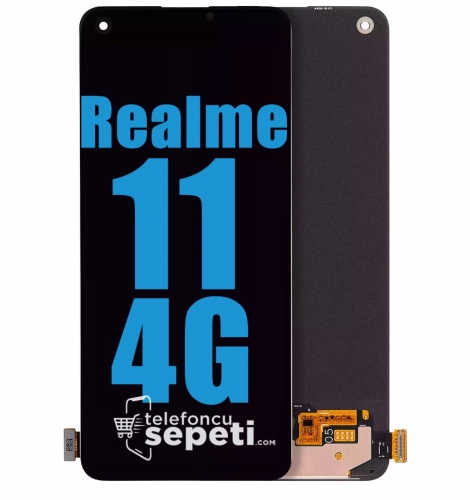 Oppo Realme 11 4G Ekran Dokunmatik Siyah Çıtasız %100 Orijinal