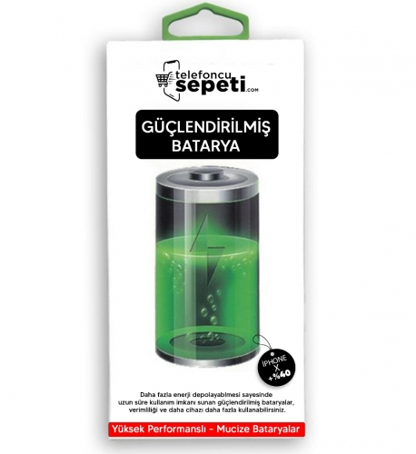 İphone X Batarya Pil Güçlendirilmiş Garantili