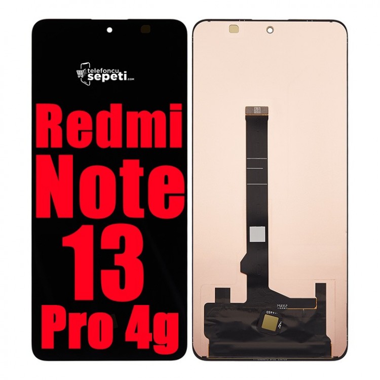 Xiaomi Redmi Note 13 Pro 4G Ekran Dokunmatik Siyah A Plus Kalite