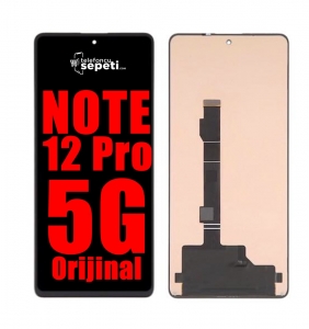 Xiaomi Redmi Note 12 Pro 5g Ekran Dokunmatik Siyah Çıtasız Orijinal
